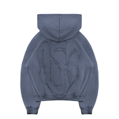 SILENT MOON ZIP-HOODIE