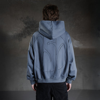 SILENT MOON ZIP-HOODIE